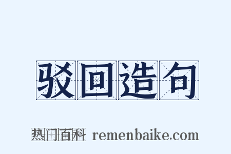 驳回造句是什么意思的图片